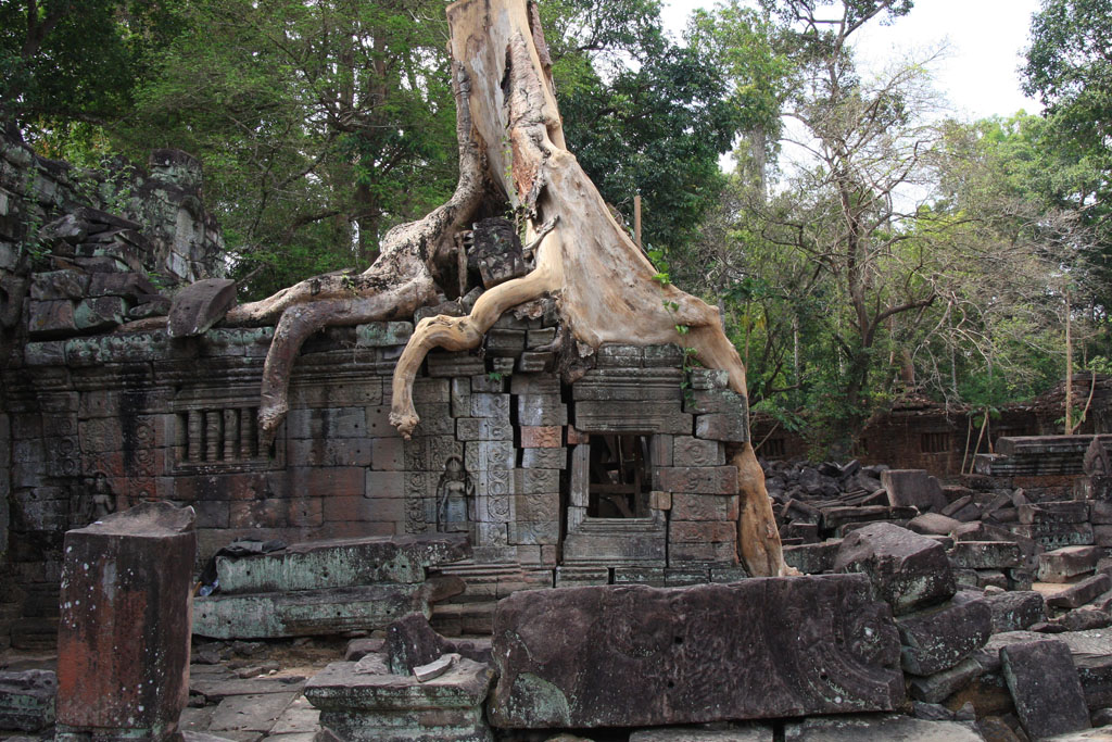 Kambodza - chram v Angkoru